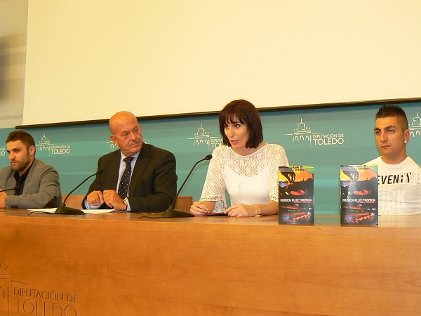 Imagen de la Presentacin esta maana en la sala de prensa de la Diputacin Provincial de Toledo.